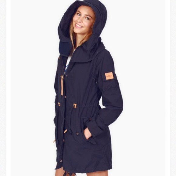 Penfield for Madewell "Hazelton Snorkel" Utility Jacket - Navy Blue, Small - Picture 2 of 13